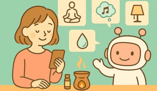 AIでセルフケアをしよう！AIが提案する毎日の気分別リラックス法