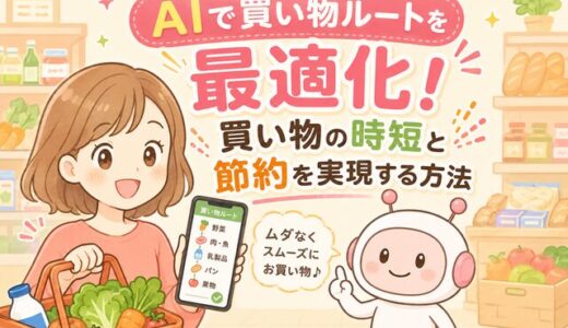 AIで買い物ルートを最適化！買い物の時短と節約を実現する方法