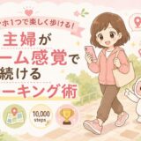 スマホ1つで楽しく歩ける！主婦がゲーム感覚で続けるウォーキング術