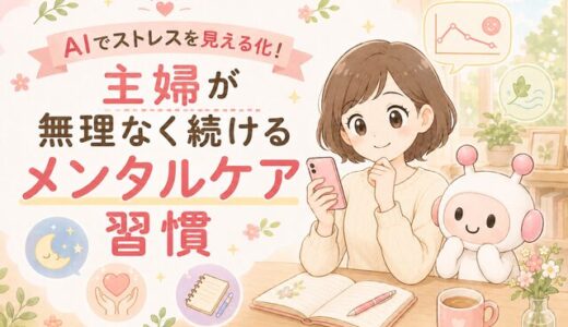AIでストレスを見える化！主婦が無理なく続けるメンタルケア習慣
